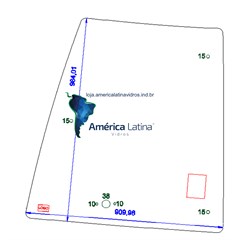 SUPERIOR PORTA DIR - CAT - 416E - 2059597
