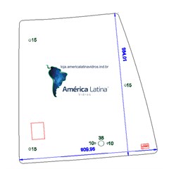 SUPERIOR PORTA ESQ - CAT - 416E - 2059587