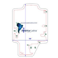 PARABRISA/PORTA - NEW HOLLAND / CASE - L215 / SV300 / L220 / L218 / L220 / L318 / L315 / L325 / L330