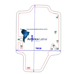 PARABRISA/PORTA - NEW HOLLAND / CASE - L215 / SV300 / L220 / L218 / L220 / L318 / L315 / L325 / L330
