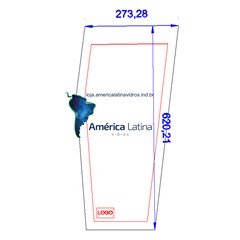 PARABRISA LATERAL ESQUERDO INFERIOR RETROESCAVADEIRA JCB 3C / 214E - 82780371