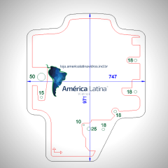 PORTA ESQUERDA PÁ CARREGADEIRA NEW HOLLAND / CASE SV300 / L220 / L218 / L318