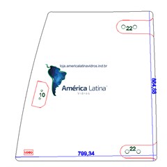 SUPERIOR DIREITO RETROESCAVADEIRA CASE 580M / 580 SUPER M - 87439724