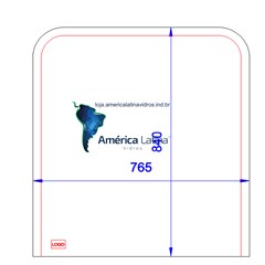 PARABRISA SUPERIOR (CONFERIR C - JCB - JS200LC - JHN0178