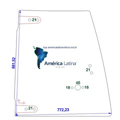SUPERIOR PORTA ESQUERDA - CASE - 580N