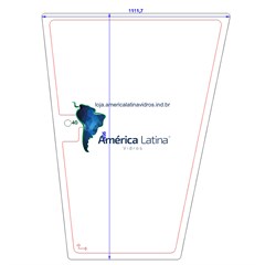 PORTA ESQ LARGURA SUP 1120MM - CASE - 7130 / 7088 / 2555 / 5150 / 6150 / 5130 - 303800A1 / 259688A2