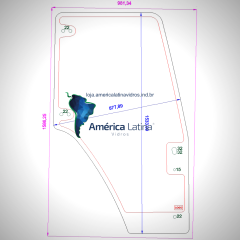 PORTA ESQUERDA PULVERIZADOR CASE PATRIOT 350 / SP3500