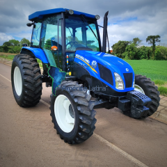 PARABRISA LATERAL DIREITO INFERIOR TRATOR NEW HOLLAND TL / TS / TM - 73402168 / 87314707