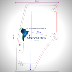 PORTA DIREITA - NEW HOLLAND - TL / TS / TM - 82036000 / 82019225