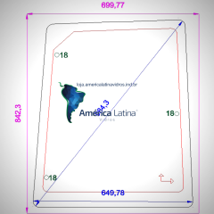 LAT TRAS ESQ COM FUROS ALT 785 - NEW HOLLAND - TL / TS / TM