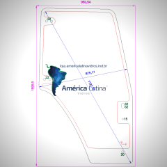PORTA (TERCEIRO MOD FABRICADO - CASE - MXM150 / MXM160 / MXM170 / MXM180 / MAXXUM135 / 150 / 165 / 1