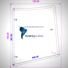 LATERAL TRASEIRA ESQUERDA TRATOR MASSEY FERGUSON 650 / 660 / 680 / 5300 / 5310 / 5320 / 6350 / 7140