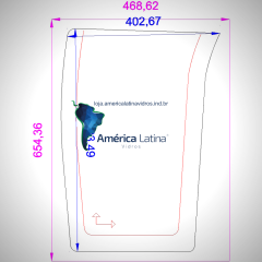 PARABRISA LATERAL ESQUERDO INFERIOR TRATOR MASSEY FERGUSON 650 / 660 / 680 / 5300 / 5310 / 5320 / 63