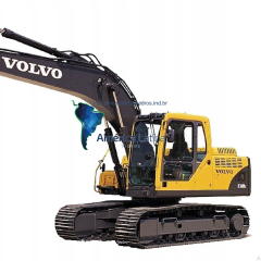 PARABRISA SUPERIOR CENTRAL ESCAVADEIRA HIDR�ULICA VOLVO LG6150E / ECL140 / ECL360 / EC210 / EC140 /