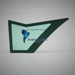 INFERIOR JANELA PORTA ESQUERDA RETROESCAVADEIRA VOLVO BL60B / BL70B - 15072676