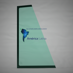 PARABRISA LATERAL DIREITO SUPERIOR PÁ CARREGADEIRA KOMATSU WA200-6