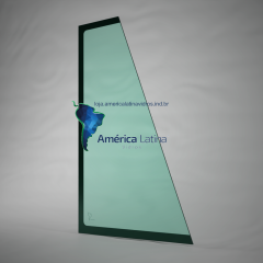 PARABRISA LATERAL DIREITO SUPERIOR PÁ CARREGADEIRA KOMATSU WA200-6