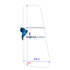 LATERAL ESQ PARABRISA - CAT - 924F / 938F - 1049733