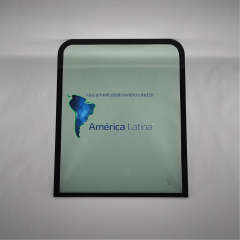 PARABRISA SUPERIOR CENTRAL ESCAVADEIRA HIDRÁULICA JCB JS200LC / 333 / E4559 - 333J3882