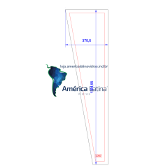 LATERAL COLHEITADEIRA TRASEIR - NEW HOLLAND - 5090 / 5070 / TC55 / TC57 / TC59 - 9594007 / 87619517